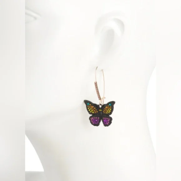 BETSEY JOHNSON
Butterfly Shepherd Hook Earrings - Picture 2 of 2